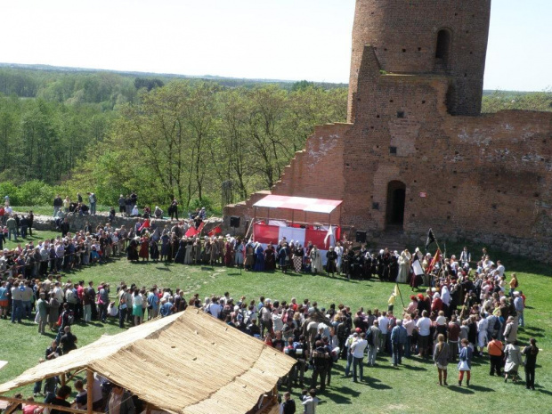 PZK - Zamek w czersku, impreza na świeżym powietrzu :) #zamek #tapeta #widok #pzk #wiosna #praca #eter #plener