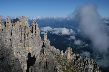 Dolomity, grupa Latemar #góry #mountain #Dolomity #Latemar
