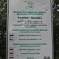 turystyczne przejście graniczne Zwardoń Gomółka - Skalité Serafínov (IX.2008: mimo zniesienia wewnątrzunijnych granic tablica jak była, tak jest... taka pamiątka historyczna) #Kysuce #Słowacja