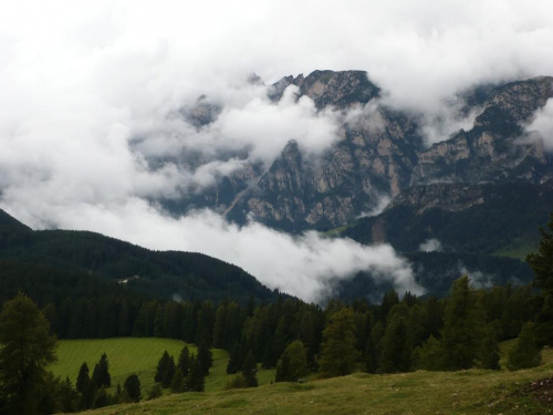 Dolomity, grupa Catinaccio (Rosengarten) #góry #mountain #Dolomity #Catinaccio #Rosengarten