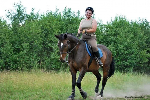 2009.06.18 Trening w Stodolach, Zosia i Ania