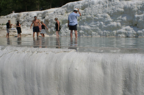 Pamukkale - tarasy wapienne, ścieżka południowa