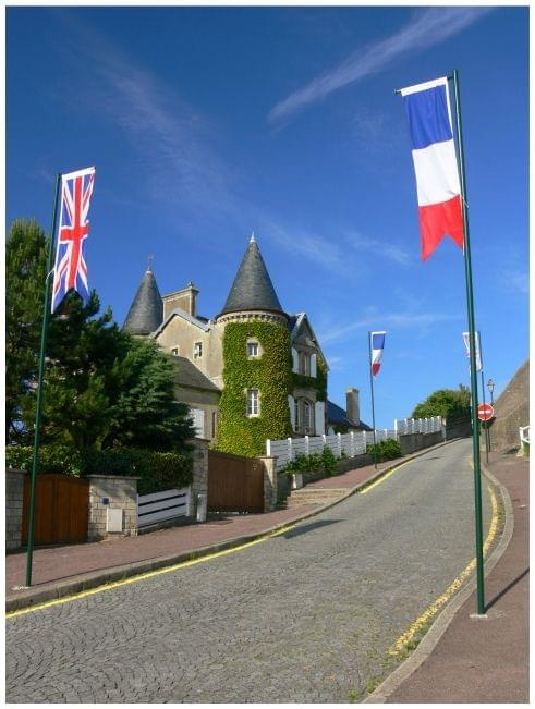 W rejonie Bayeux. Normandia. Francja
