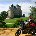 Zamek Brissac kolo Angers. Dolina Loary. Francja