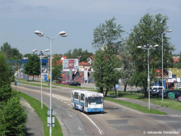 Jelcz 120M #2763 (Transgór Rybnik) na linii 48 (ZTZ Rybnik), Rybnik, ul. Budowlanych.