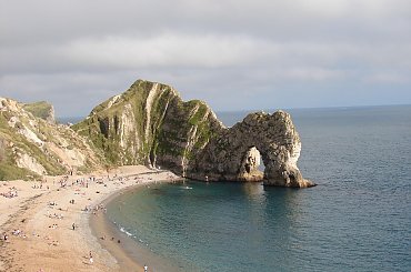 Durdle Door #Anglia #klif #DurdleDoor #Dorset #widok #morze #plaża