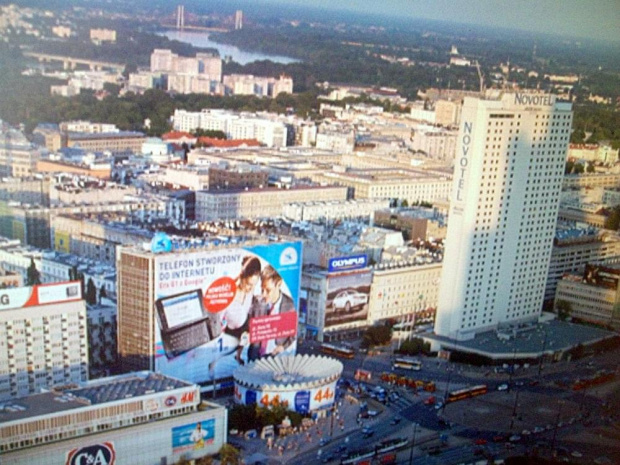Warszawa widok z PKiN #krajobraz #Warszawa #widok