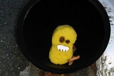 Pan Gąbka w 'tunelu' #pan #gąbka #tunel #strzelin #rura #dst