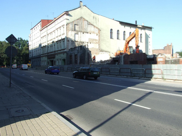 Katowice ,Ul.Sokolska po wyburzeniu budynku #Katowice