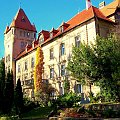 zamek w Osiecznej #zamek #Osieczna #jesień