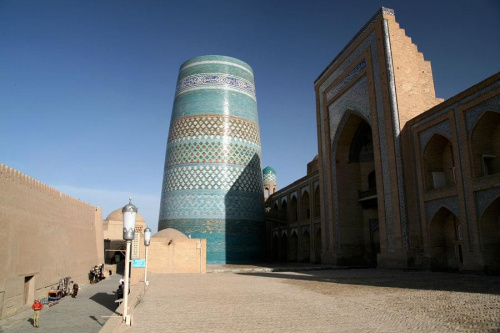 Chiwa - niedokończony minaret Kalon Minor #uzbekistan