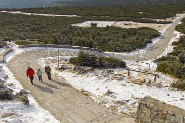 Jeszcze parę metrów... #Karkonosze #SzklarskaPoręba #góry #krajobraz #zima #Szrenica