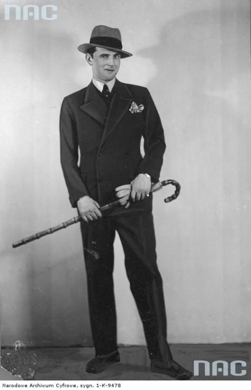 Aleksander Żabczyński, aktor. Warszawa_1933 r.