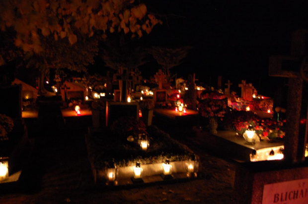 Wszystkich Świętych- cmentarz w Pątnowie Legnickim 1.11.2008