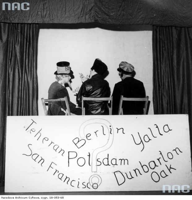 Wojskowa czołówka teatralna " Lwowska Fala " - program pt. " Trzymaj fason ". Edynburg_02.10.1945 r.