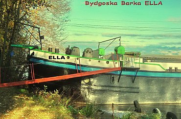 Bydgoska barka ELLA #barka #BydgoskiWęzełWodny #bydgoszcz #MariuszKrajczewski
