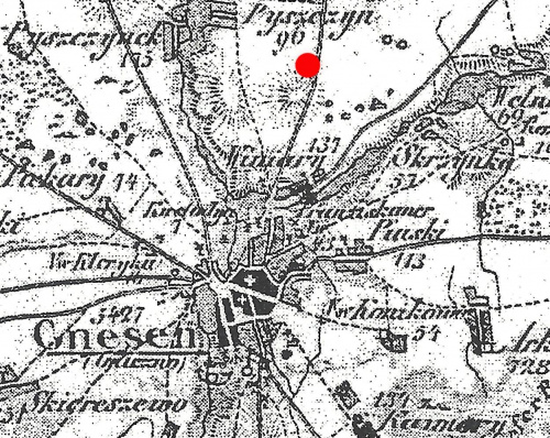 Szkrzynka wieś koło Gniezna 1803 rok