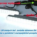 ŚWIATŁA DO JAZDY DZIENNEJ DRL ATAEST 44 LED #ŚWIATŁADZIENNELED