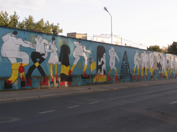 Mural przy Nabycińskiej