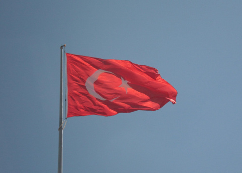 Wszechobecna flaga Turcji #flaga #Turcja