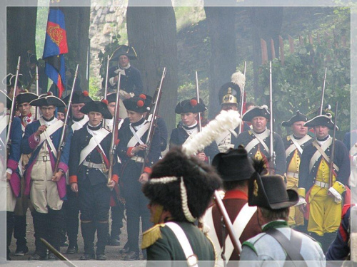 19 czerwca 2010 r. pod Twierdzą Srebrna Góra -inscenizacja historyczna. 200 żołnierzy z epoki napoleońskiej odtwarza bitwę z roku 1807.