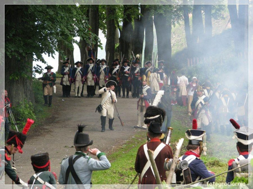 19 czerwca 2010 r. pod Twierdzą Srebrna Góra -inscenizacja historyczna. 200 żołnierzy z epoki napoleońskiej odtwarza bitwę z roku 1807.