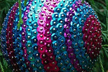 Bombki na Boże Narodzenie #bombka #cekiny #Gwiazdka #Święta