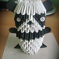 Panda origami modułowe 3d