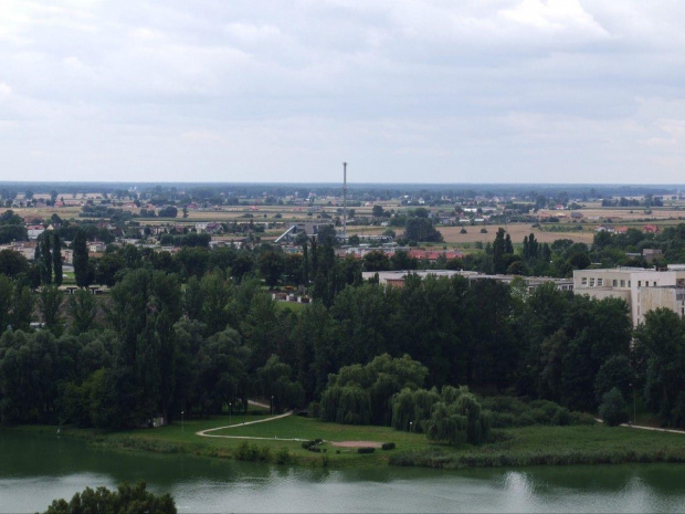 Gniezno widoki miasta z wieży katedry