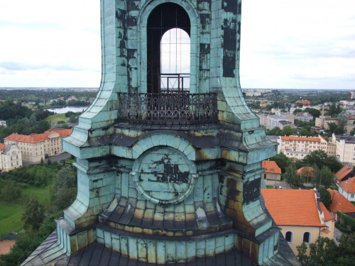 Gniezno widoki miasta z wieży katedry