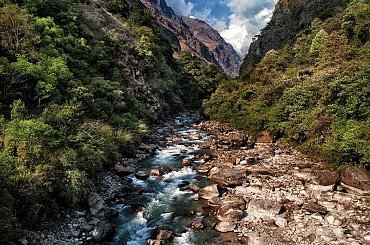 rzeka #chmury #ocean #poranek #przyroda #woda #WschodSlonca