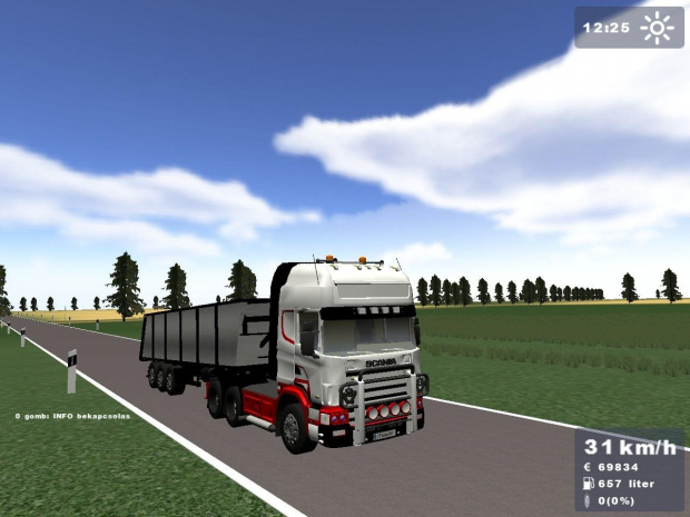 Scania z naczepą #Scania #LandwirtschaftsSimulator2008