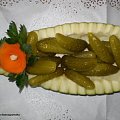 Salaterka z cukinii.Przepisy na : http://www.kulinaria.foody.pl/ , http://www.kuron.com.pl/ i http://kulinaria.uwrocie.info #ozdoby #DekorowaniePotraw #cukinia #jedzenie #gotowanie #kulinaria #PrzepisyKulinarne